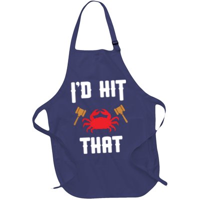 Crab Lovers I'd Hit That Funny Maryland Seafood Fan Apron