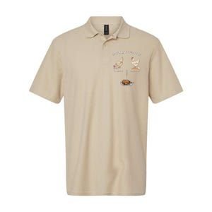 Chicken Lifestyle Input Output Kaput Softstyle Adult Sport Polo