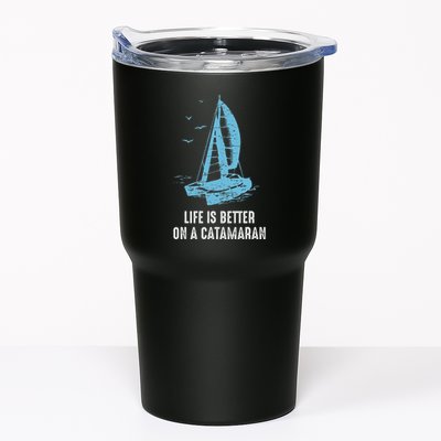 Catamaran Life Is Better Catamaran Sailing Trapeze Sailor Tumbler