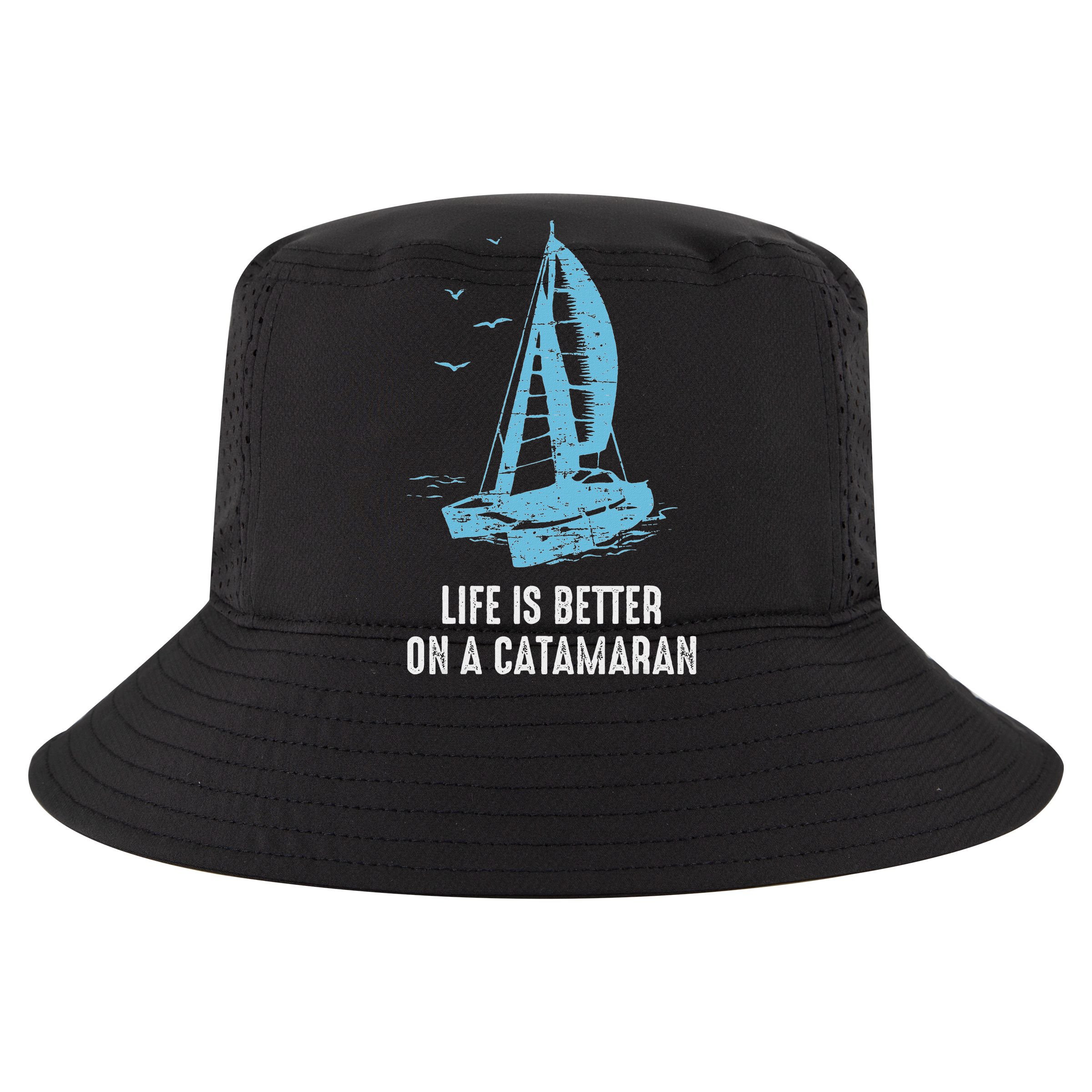 Catamaran Life Is Better Catamaran Sailing Trapeze Sailor Cooling Performance Long Sleeve Crew