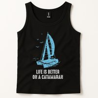 Catamaran Life Is Better Catamaran Sailing Trapeze Sailor Tank Top