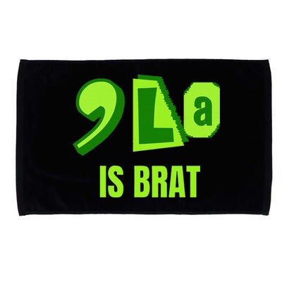 Comma La Is Brat Lime Green Kamala Microfiber Hand Towel