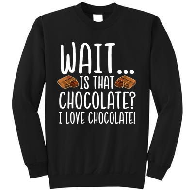 Chocolate Lover Is That Chocolate I Love Chocolate Sweatshirt