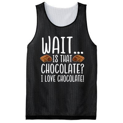 Chocolate Lover Is That Chocolate I Love Chocolate Mesh Reversible Basketball Jersey Tank