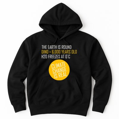 Climate Change is Real Science Facts Hoodie