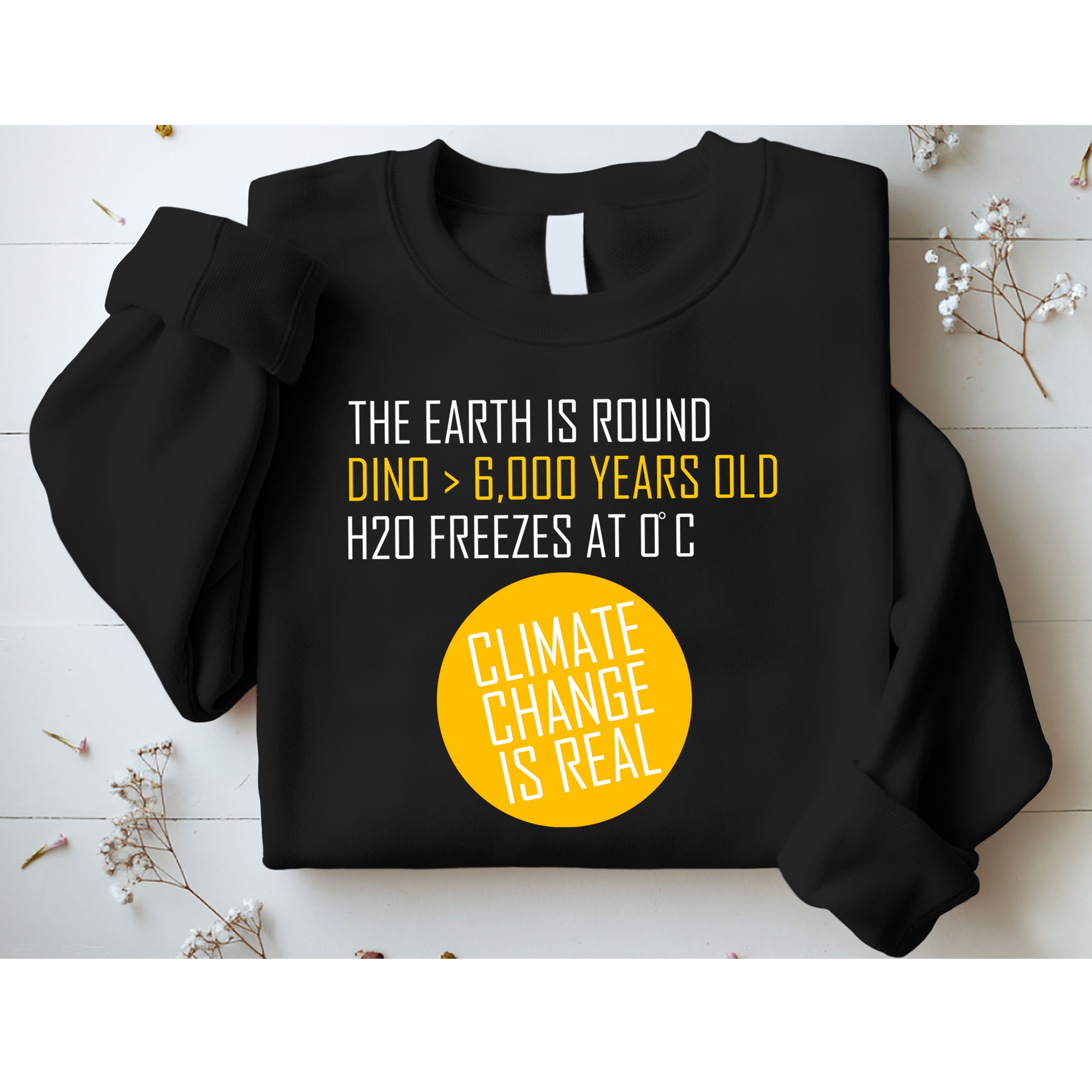 Climate Change is Real Science Facts Sweatshirt