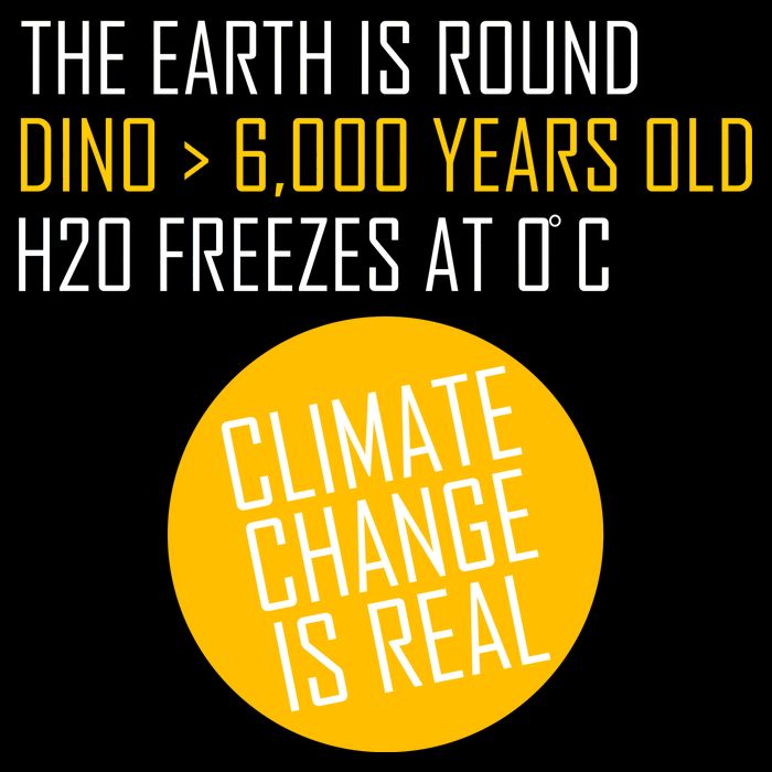 Climate Change is Real Science Facts Backpack