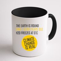 Climate Change is Real Science Facts Mug