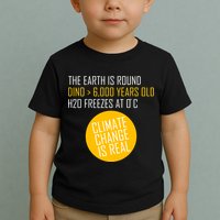 Climate Change is Real Science Facts Toddler T-Shirt