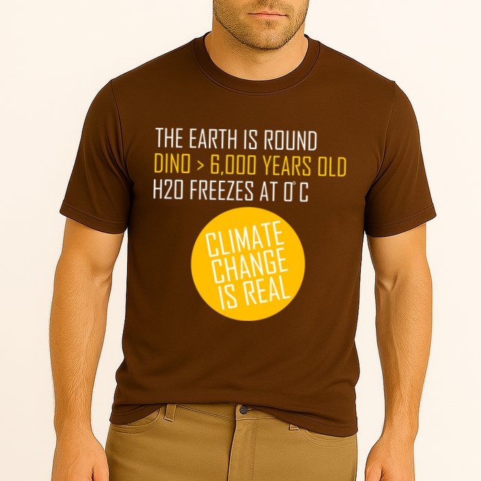 Climate Change is Real Science Facts Performance Shirt