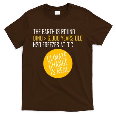 Climate Change is Real Science Facts T-Shirt