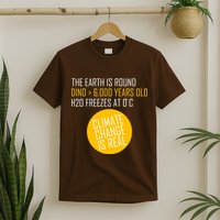 Climate Change is Real Science Facts T-Shirt
