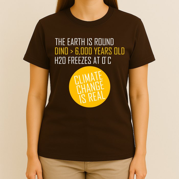 Climate Change is Real Science Facts T-Shirt