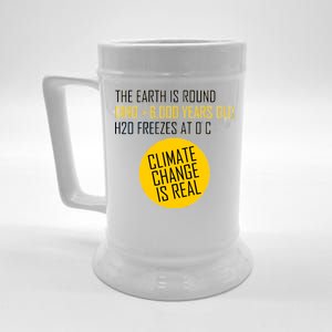 Climate Change is Real Science Facts Beer Stein