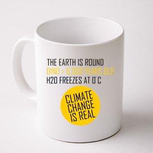 Climate Change is Real Science Facts Coffee Mug