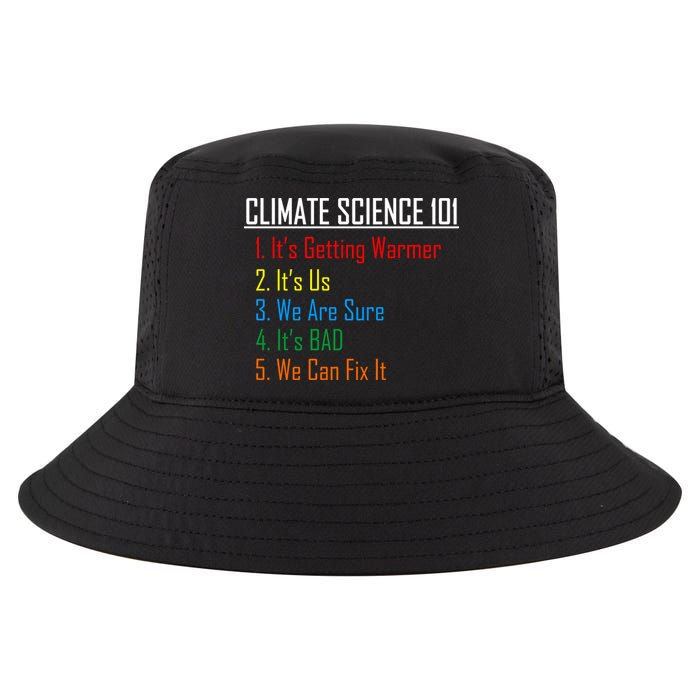 Climate Science 101 Climate Change Facts We Can Fix It Cool Comfort Performance Bucket Hat