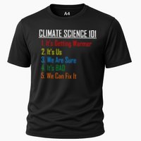 Climate Science 101 Climate Change Facts We Can Fix It Performance Shirt