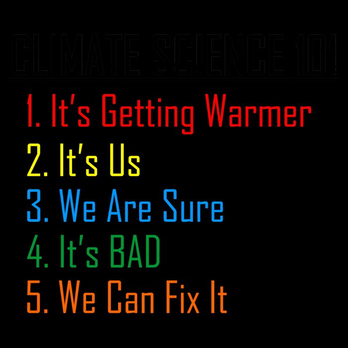 Climate Science 101 Climate Change Facts We Can Fix It Mug