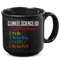 Climate Science 101 Climate Change Facts We Can Fix It 15oz Campfire Ceramic Mug