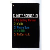Climate Science 101 Climate Change Facts We Can Fix It Golf Towel