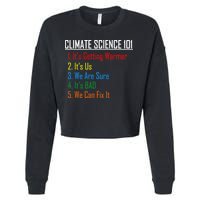 Climate Science 101 Climate Change Facts We Can Fix It Cropped Pullover Crew