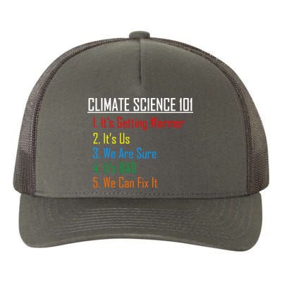 Climate Science 101 Climate Change Facts We Can Fix It Yupoong Adult 5-Panel Trucker Hat