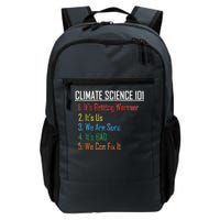 Climate Science 101 Climate Change Facts We Can Fix It Daily Commute Backpack