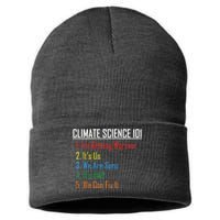 Climate Science 101 Climate Change Facts We Can Fix It Sustainable Knit Beanie