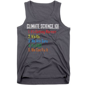 Climate Science 101 Climate Change Facts We Can Fix It Tank Top