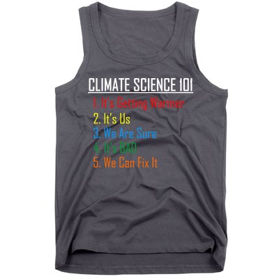 Climate Science 101 Climate Change Facts We Can Fix It Tank Top