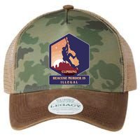 Climbing Because Murder Is Illegal Legacy Tie Dye Trucker Hat