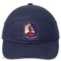 Climbing Because Murder Is Illegal 7-Panel Snapback Hat