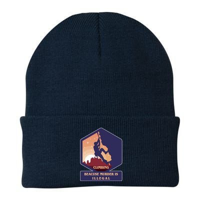 Climbing Because Murder Is Illegal Beanie