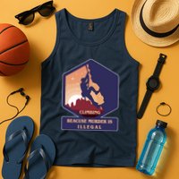 Climbing Because Murder Is Illegal Tank Top