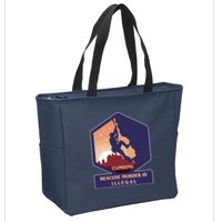 Climbing Because Murder Is Illegal Zip Tote Bag