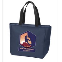 Climbing Because Murder Is Illegal Zip Tote Bag