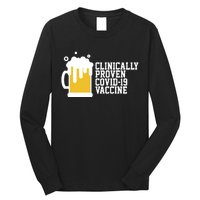 Clinically Proven covid-19 Vaccine Funny Long Sleeve Shirt