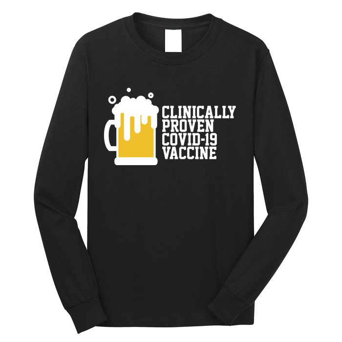 Clinically Proven covid-19 Vaccine Funny Long Sleeve Shirt