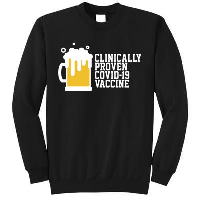 Clinically Proven covid-19 Vaccine Funny Sweatshirt