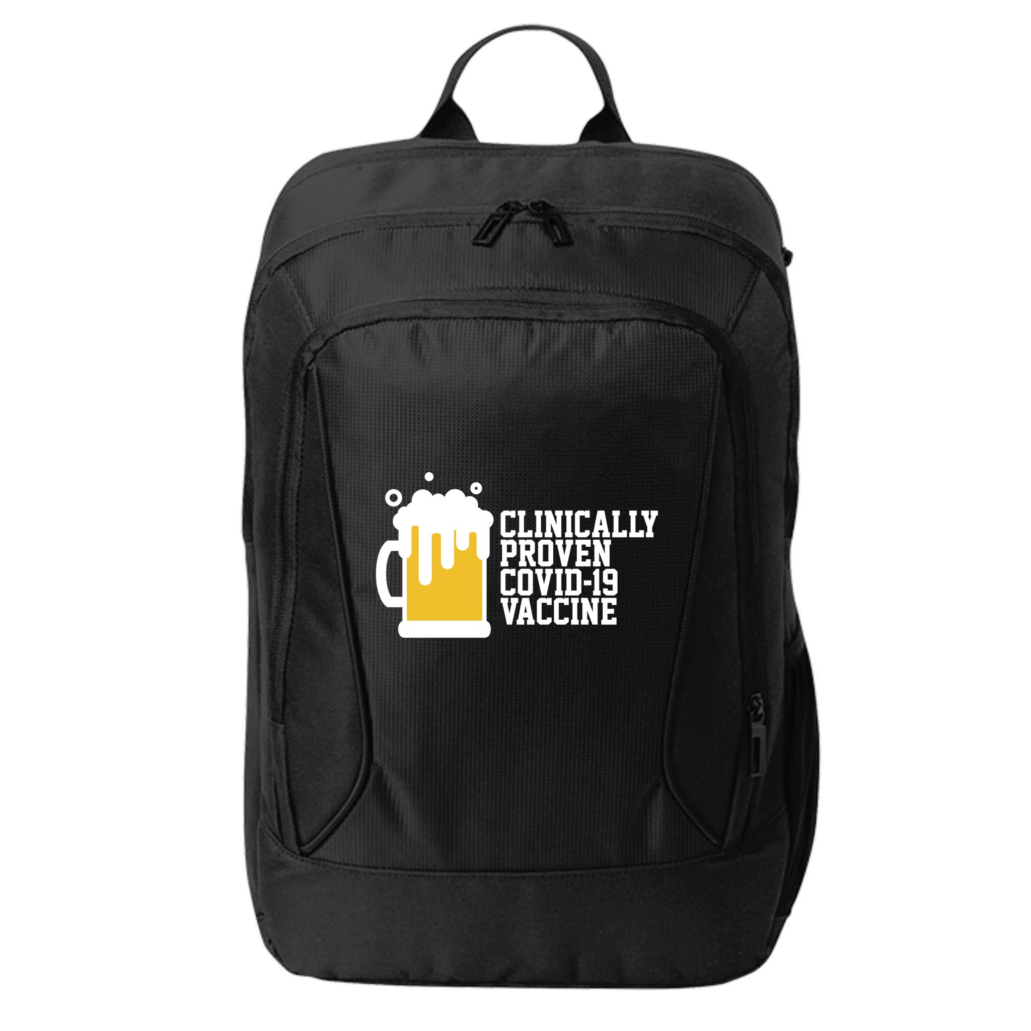 Clinically Proven covid-19 Vaccine Funny City Backpack