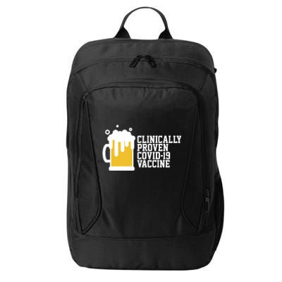 Clinically Proven covid-19 Vaccine Funny City Backpack