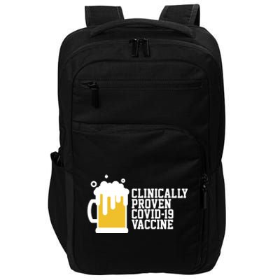 Clinically Proven covid-19 Vaccine Funny Impact Tech Backpack