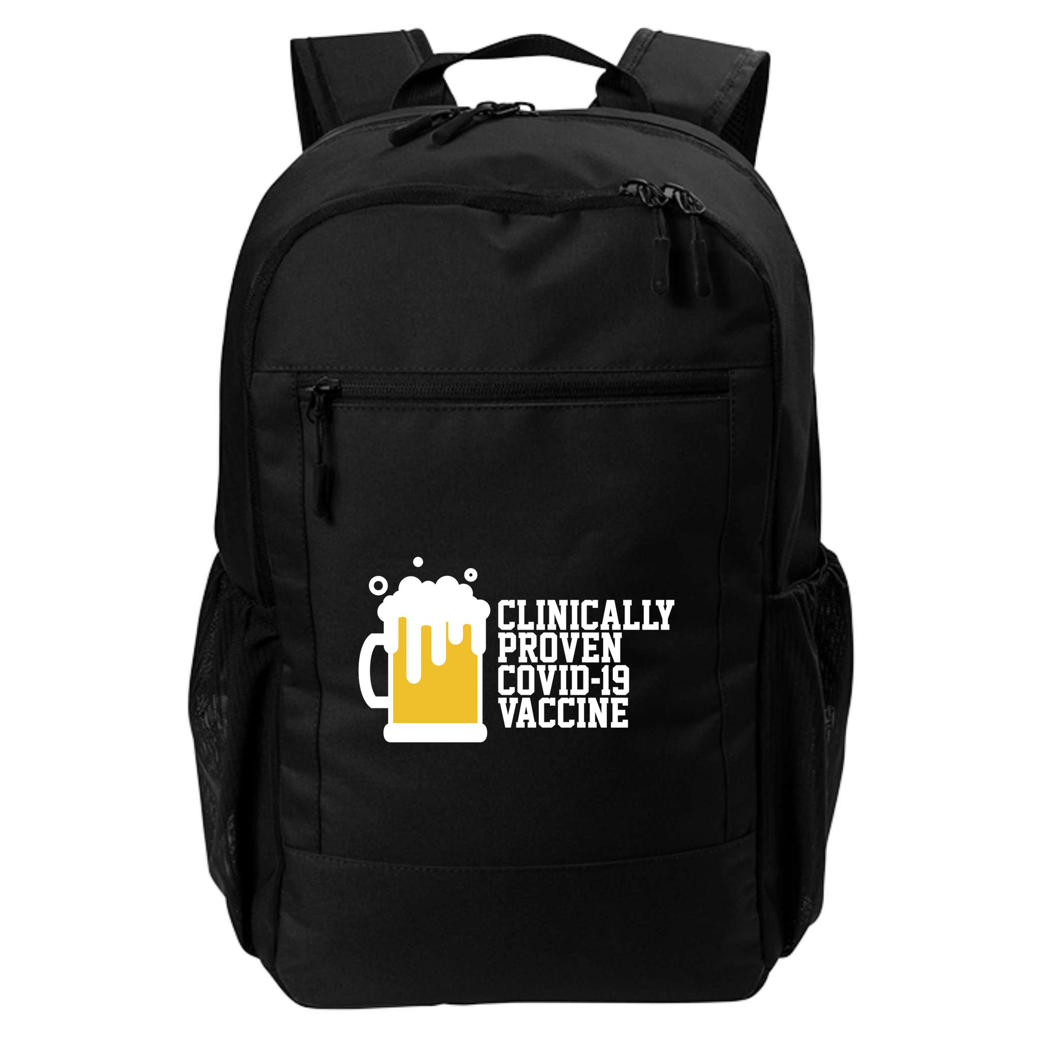 Clinically Proven covid-19 Vaccine Funny Backpack