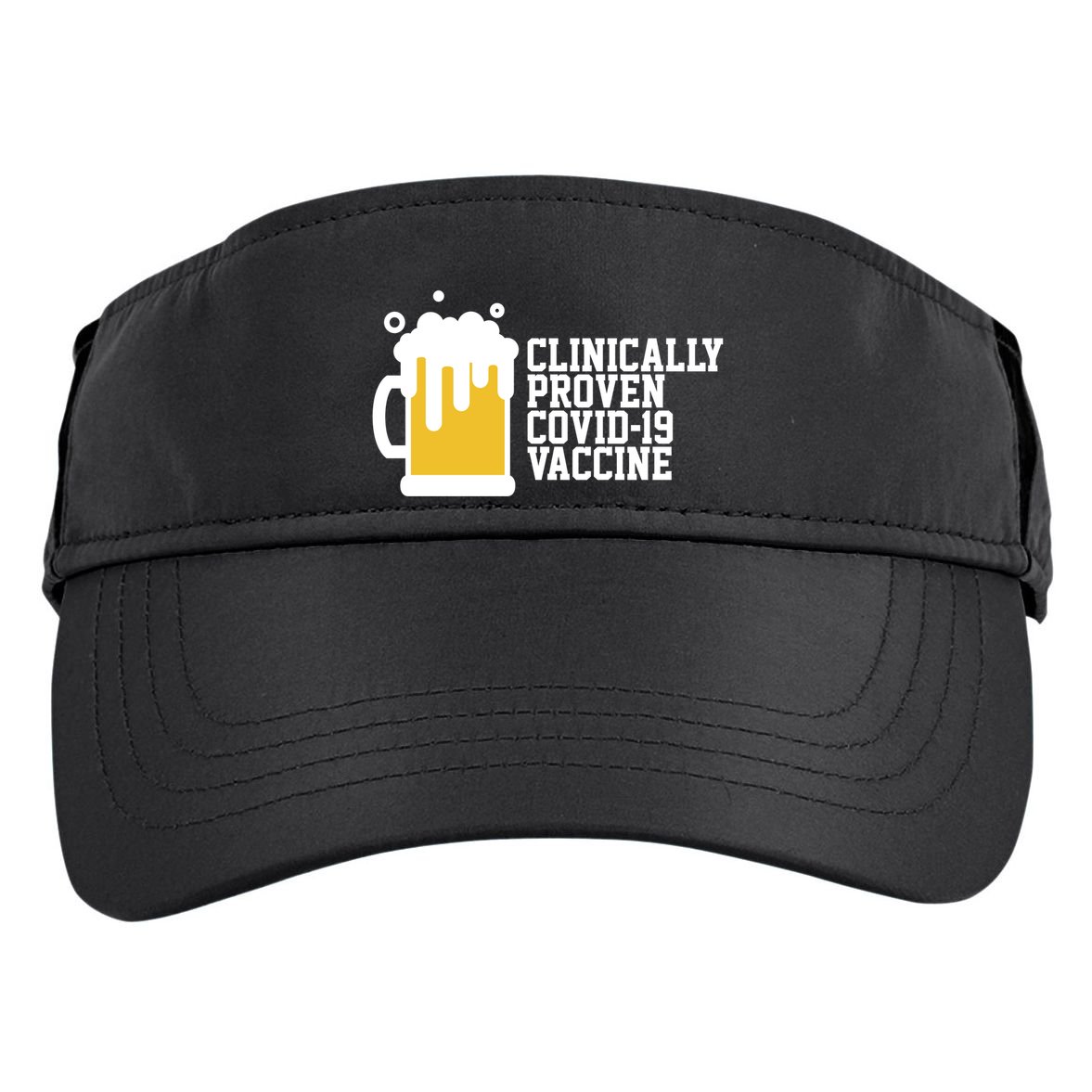 Clinically Proven covid-19 Vaccine Funny Adult Drive Performance Visor