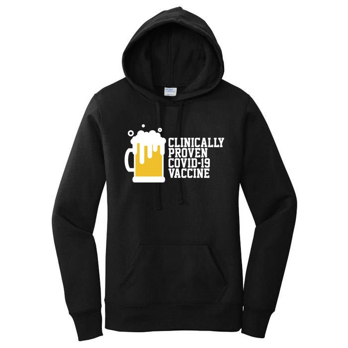 Clinically Proven covid-19 Vaccine Funny Women's Pullover Hoodie