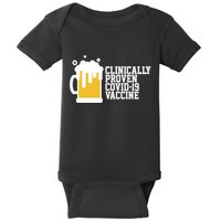 Clinically Proven covid-19 Vaccine Funny Baby Bodysuit