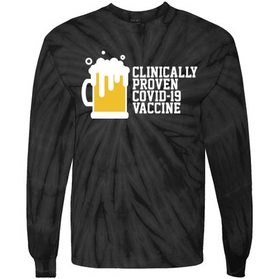 Clinically Proven covid-19 Vaccine Funny Tie-Dye Long Sleeve Shirt