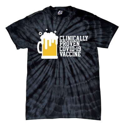 Clinically Proven covid-19 Vaccine Funny Tie-Dye T-Shirt