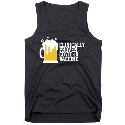 Clinically Proven covid-19 Vaccine Funny Tank Top