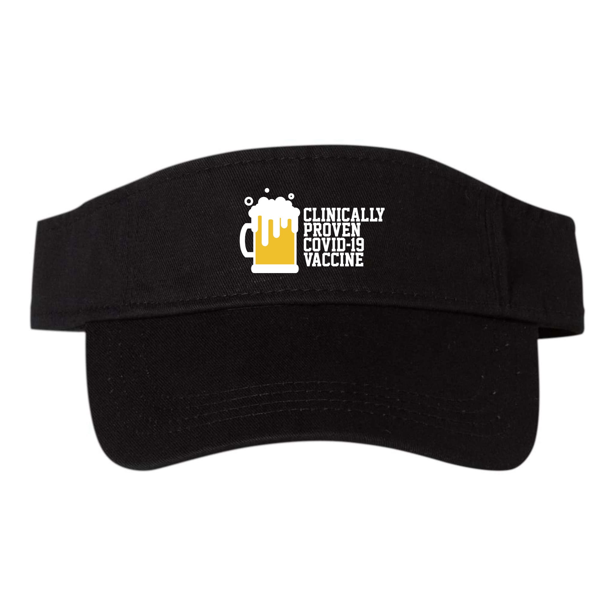 Clinically Proven covid-19 Vaccine Funny Visor